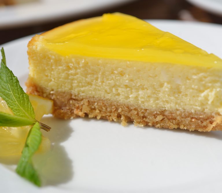 citronový cheesecake
